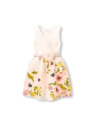 children's place floral dress