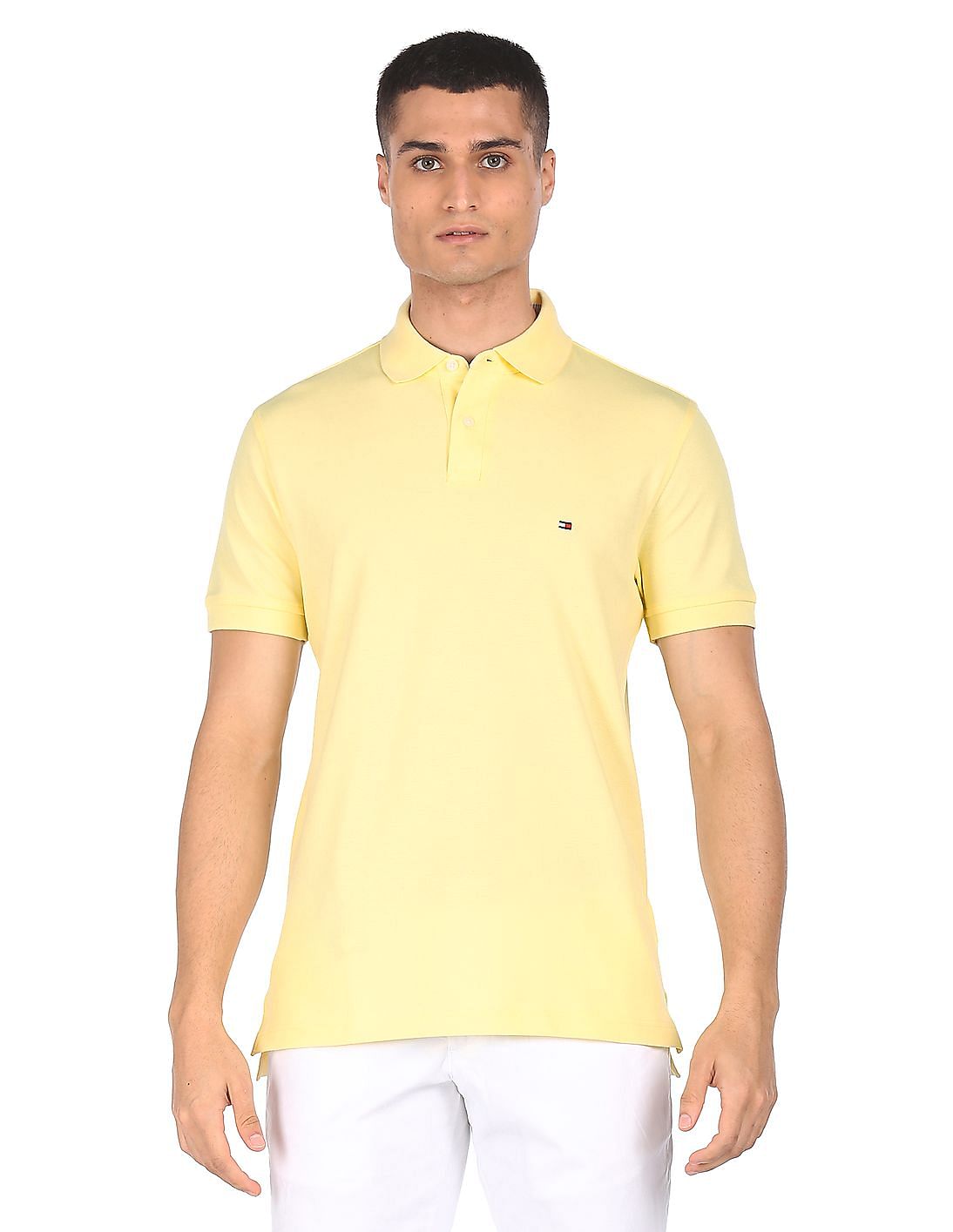 Polo tommy outlet hilfiger amarillo