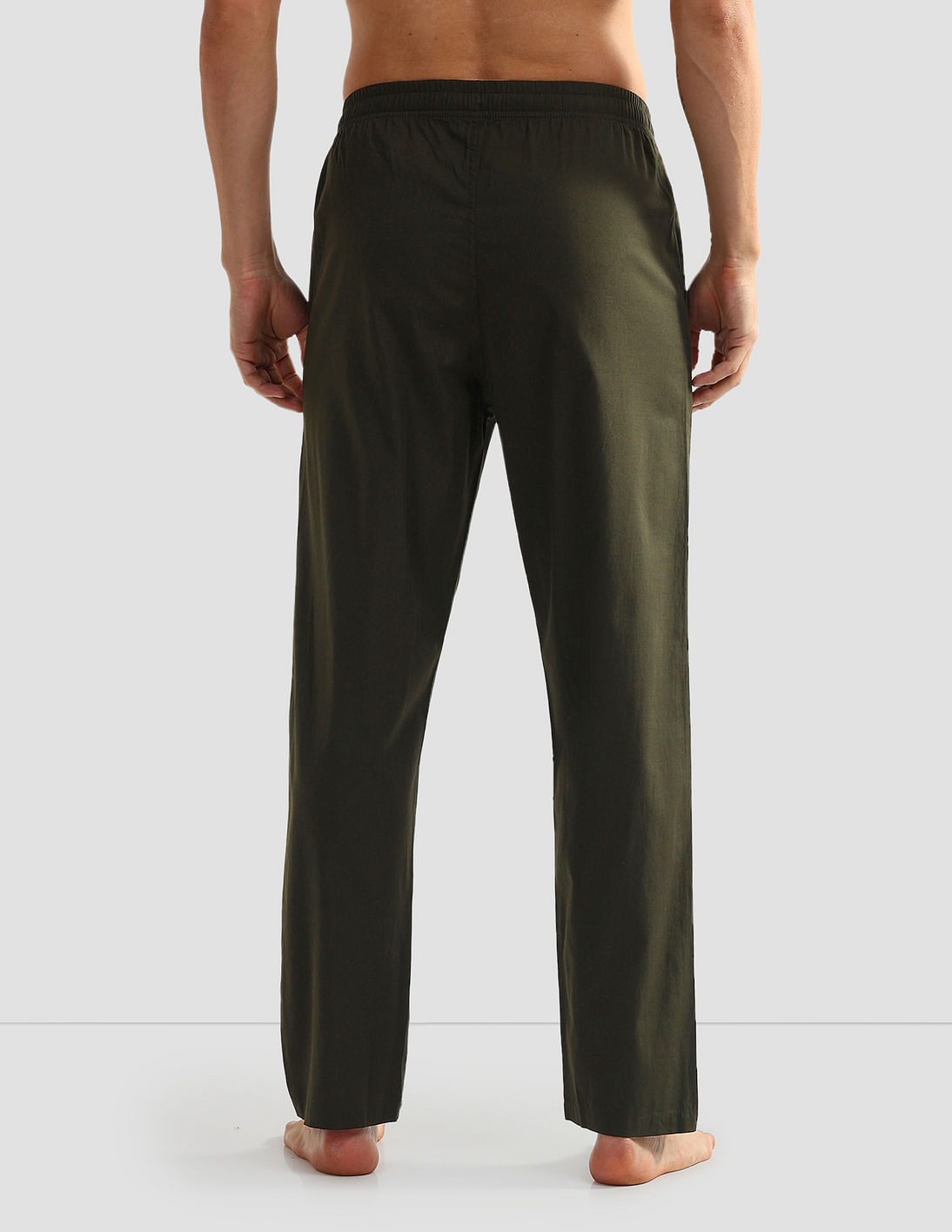 Buy U.S. Polo Assn. Mid Rise Solid OELP6 Lounge Track Pants