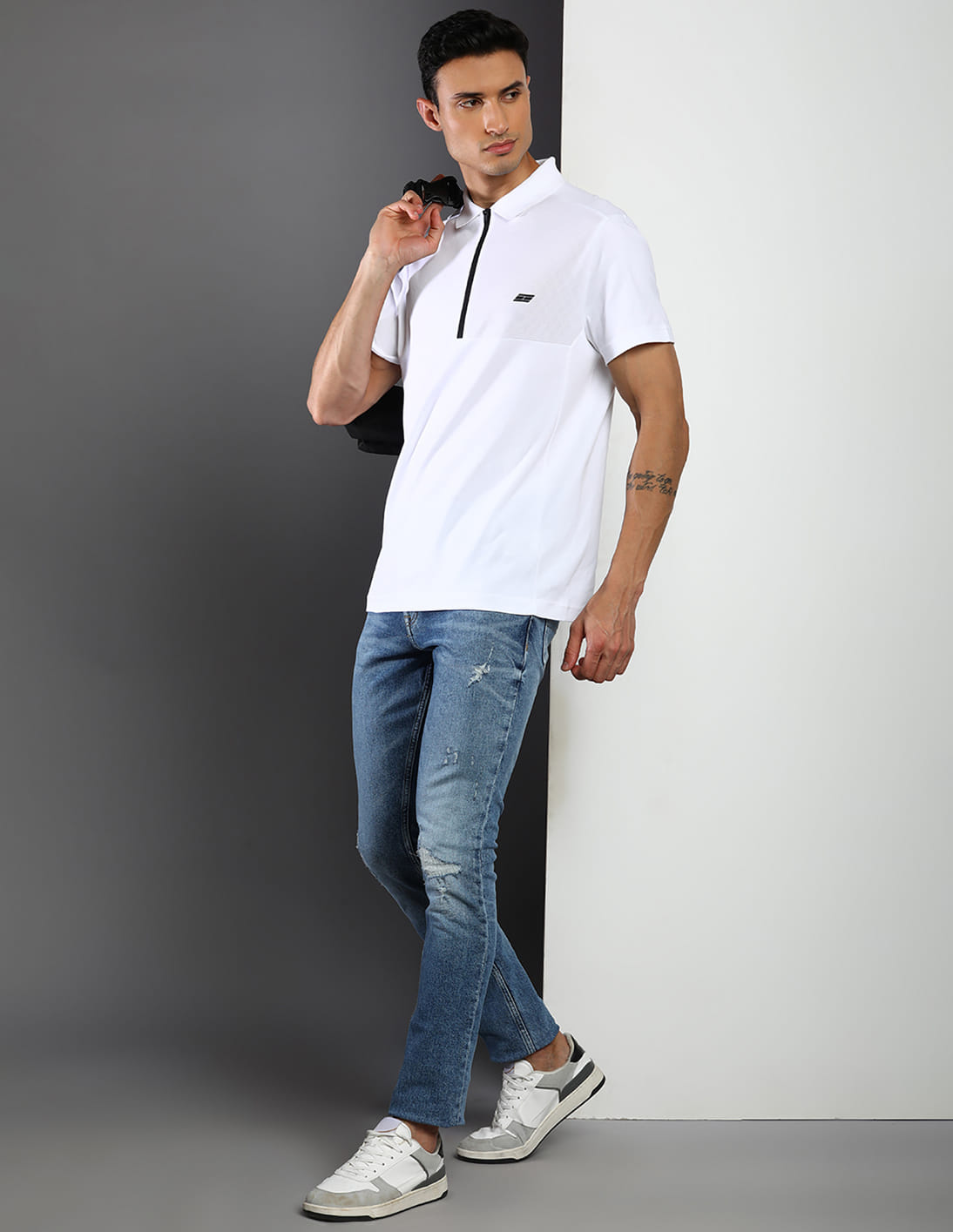 Buy Tommy Hilfiger Sport Interlock Zipper Polo Shirt - NNNOW.com