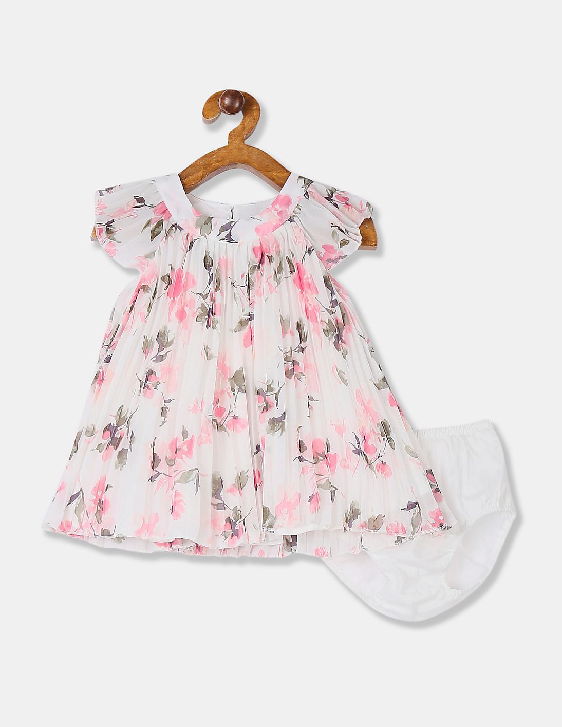 White floral deals baby dress