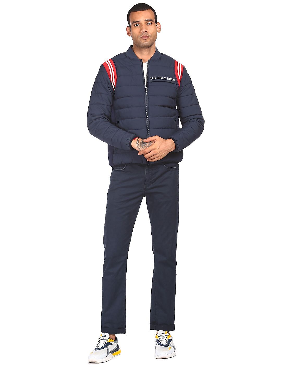 Buy U.S. Polo Assn. Zip Up Quilted Jacket - NNNOW.com