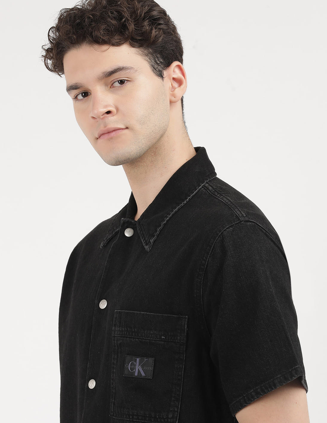 美品⭐︎CK JEANS Men's Relaxed Fit DenimShirt Buy Calvin Klein Jeans Camp Denim Relaxed Fit Shirt - NNNOW.com