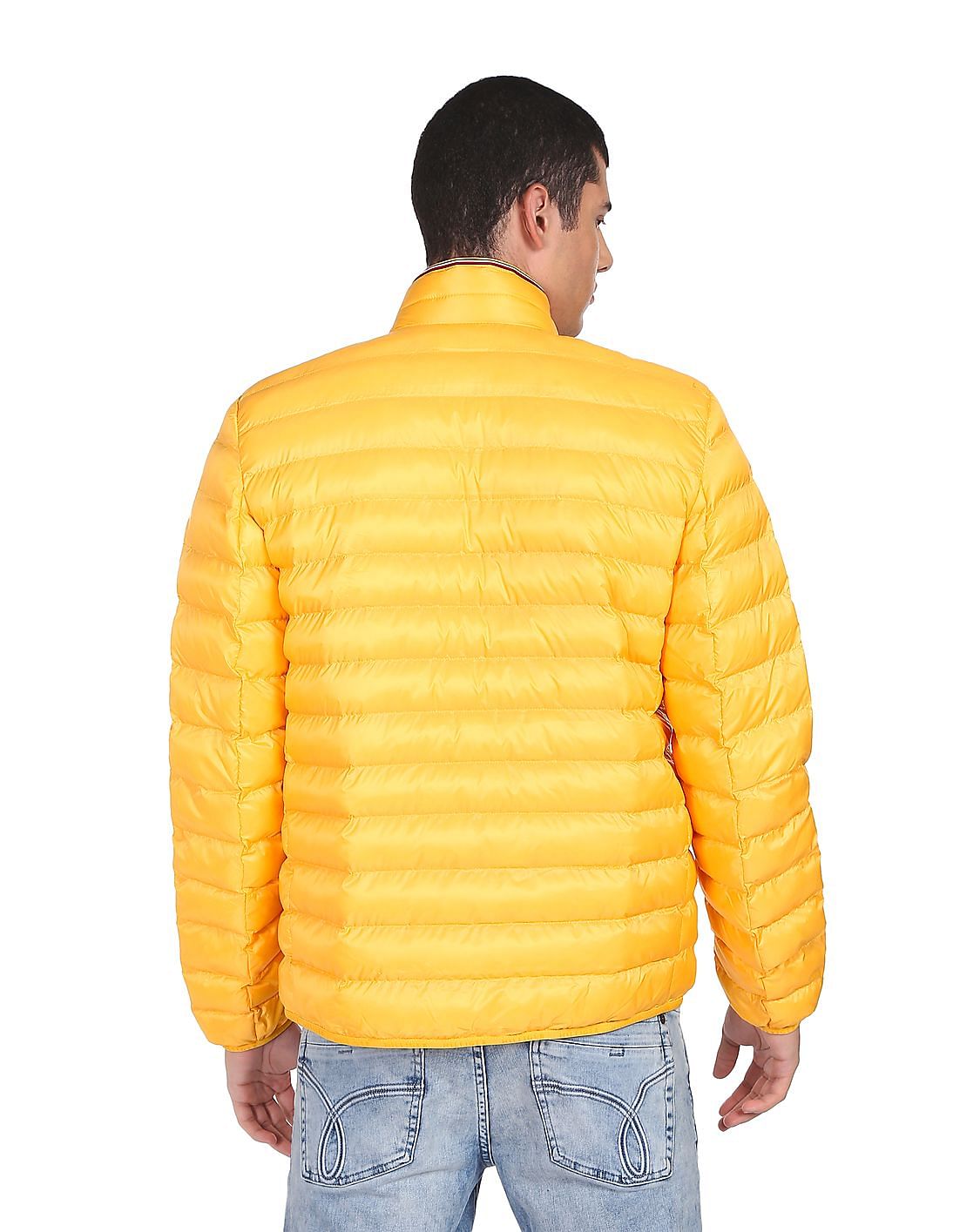 Tommy hilfiger best sale yellow jacket mens