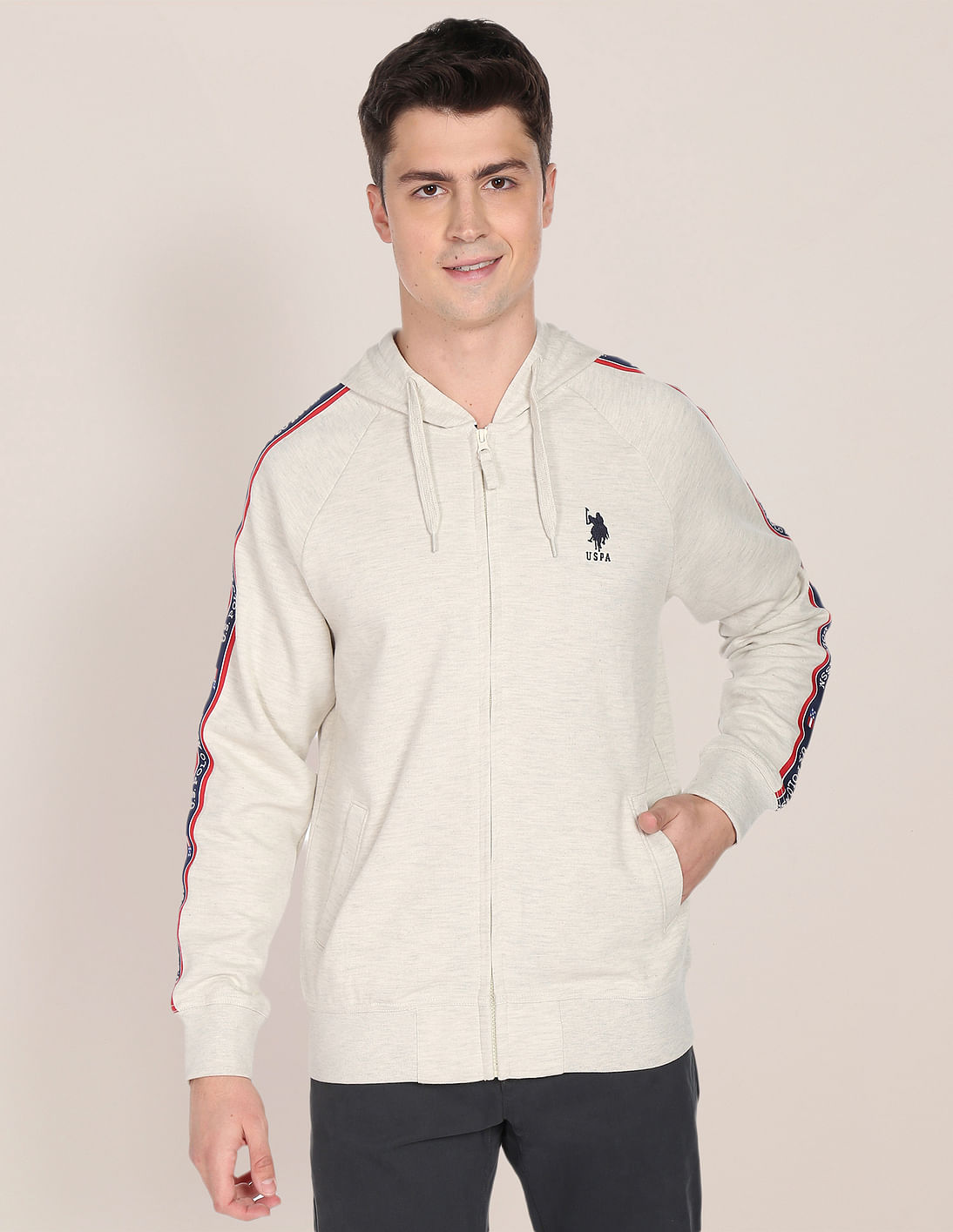 ユーエスポロ アッスン U.S. POLO ASSN. Long Sleeve llic Print Logo ジップ-Up Hoodie レ $_12.JPG?set_id=880000500F