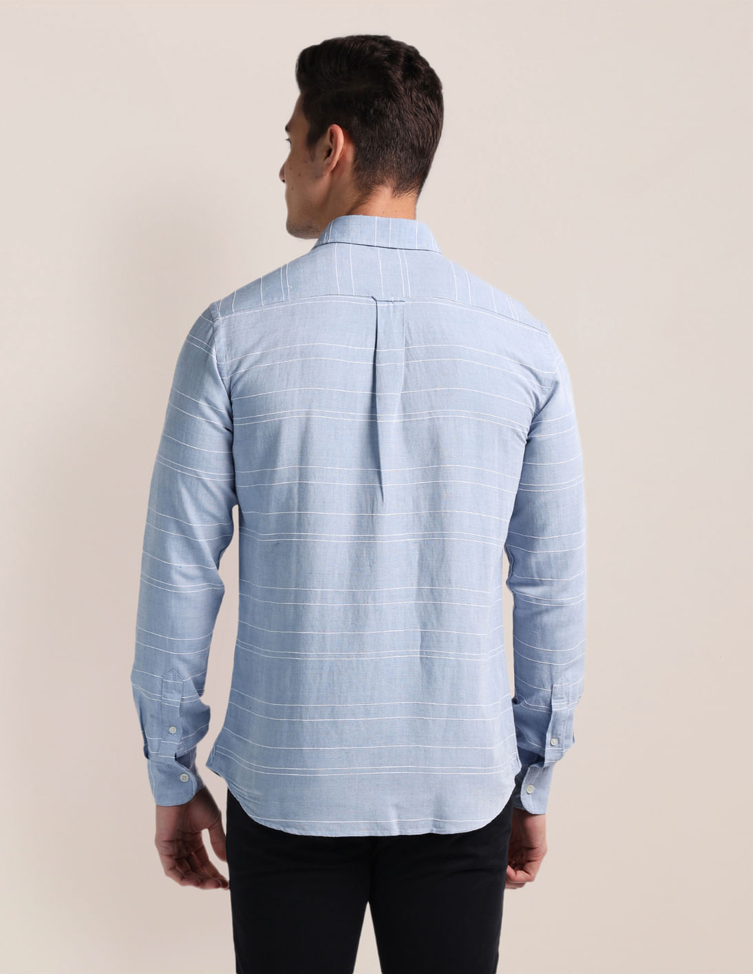 everyone oxford shirt STRIPE ストライプ L LS Oxford Shirt – Five By Flynn