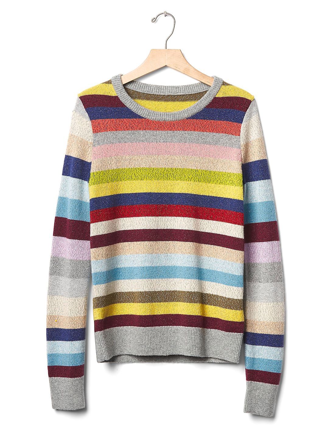 トップス \"OLD GAP\" rainbow nep wool knit gap GAP Rainbow Chunky Knit Sweater – Holy Thrift