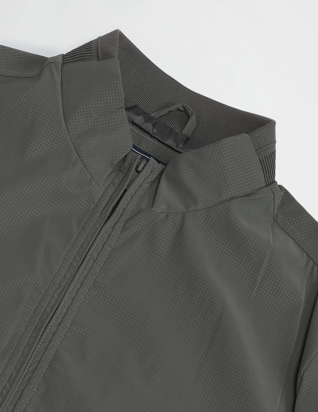 Buy Arrow Sport Solid Stand Collar Jacket - NNNOW.com