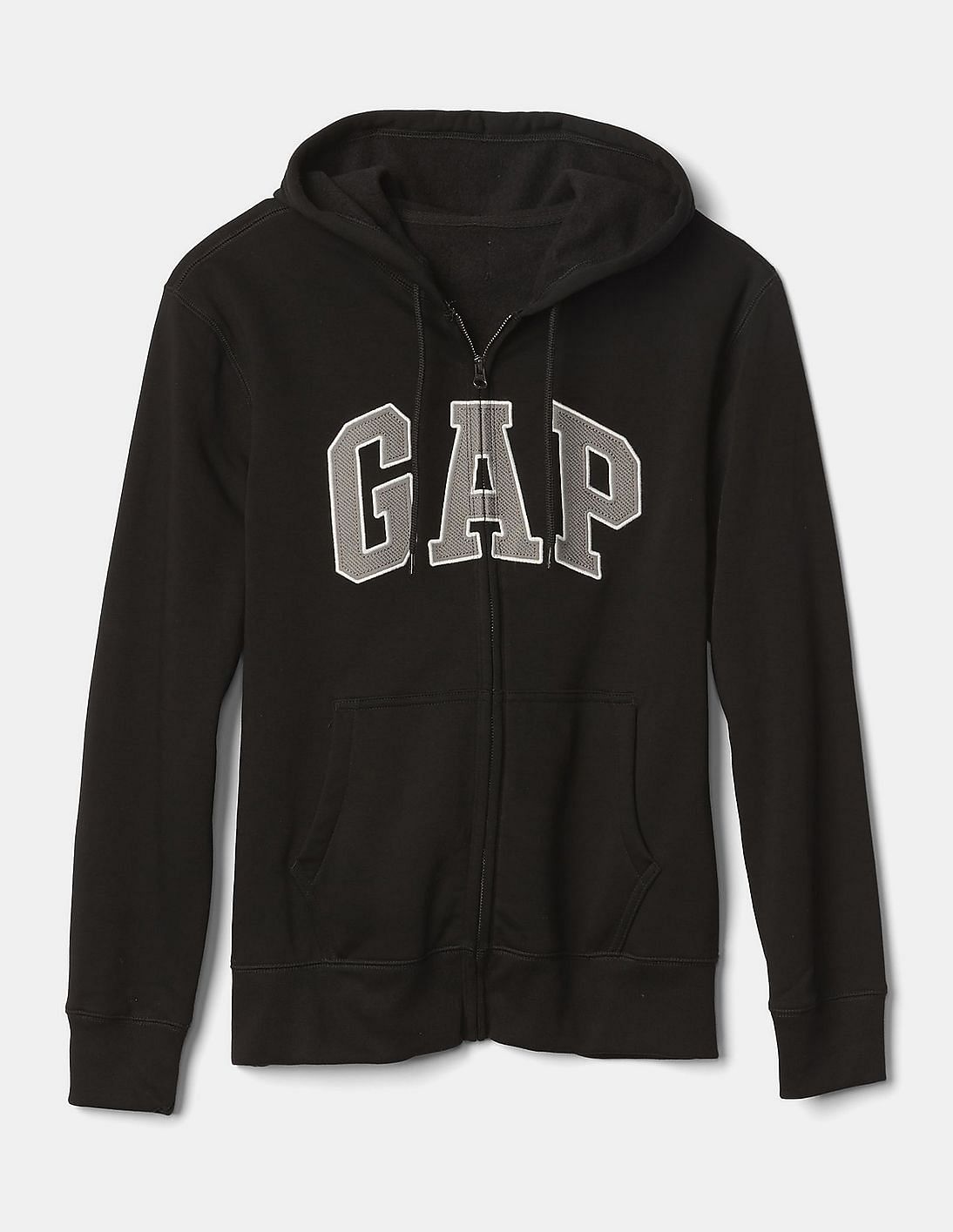 Gap black zip up hoodie on sale