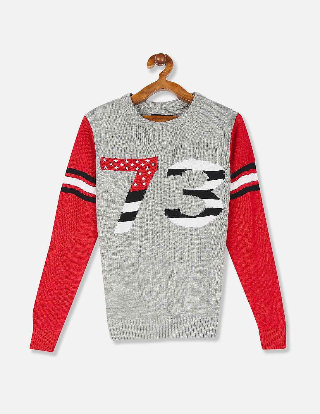 boys gray sweater