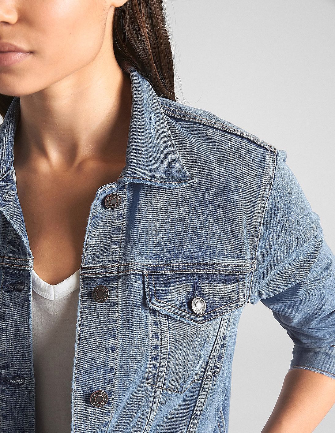 Soft wear icon hot sale denim jacket