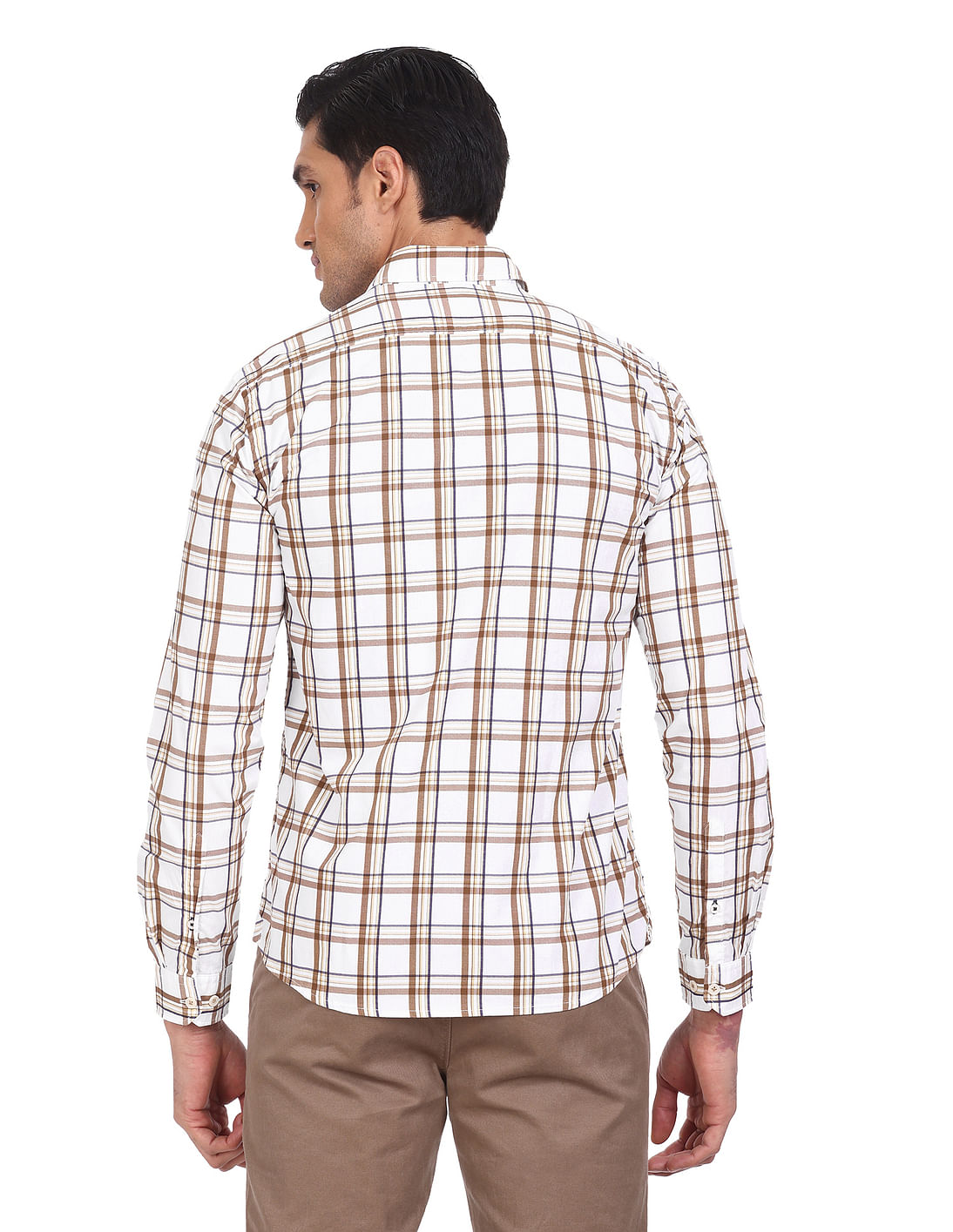 Buy Arrow Sports Cotton Check Shirt - NNNOW.com