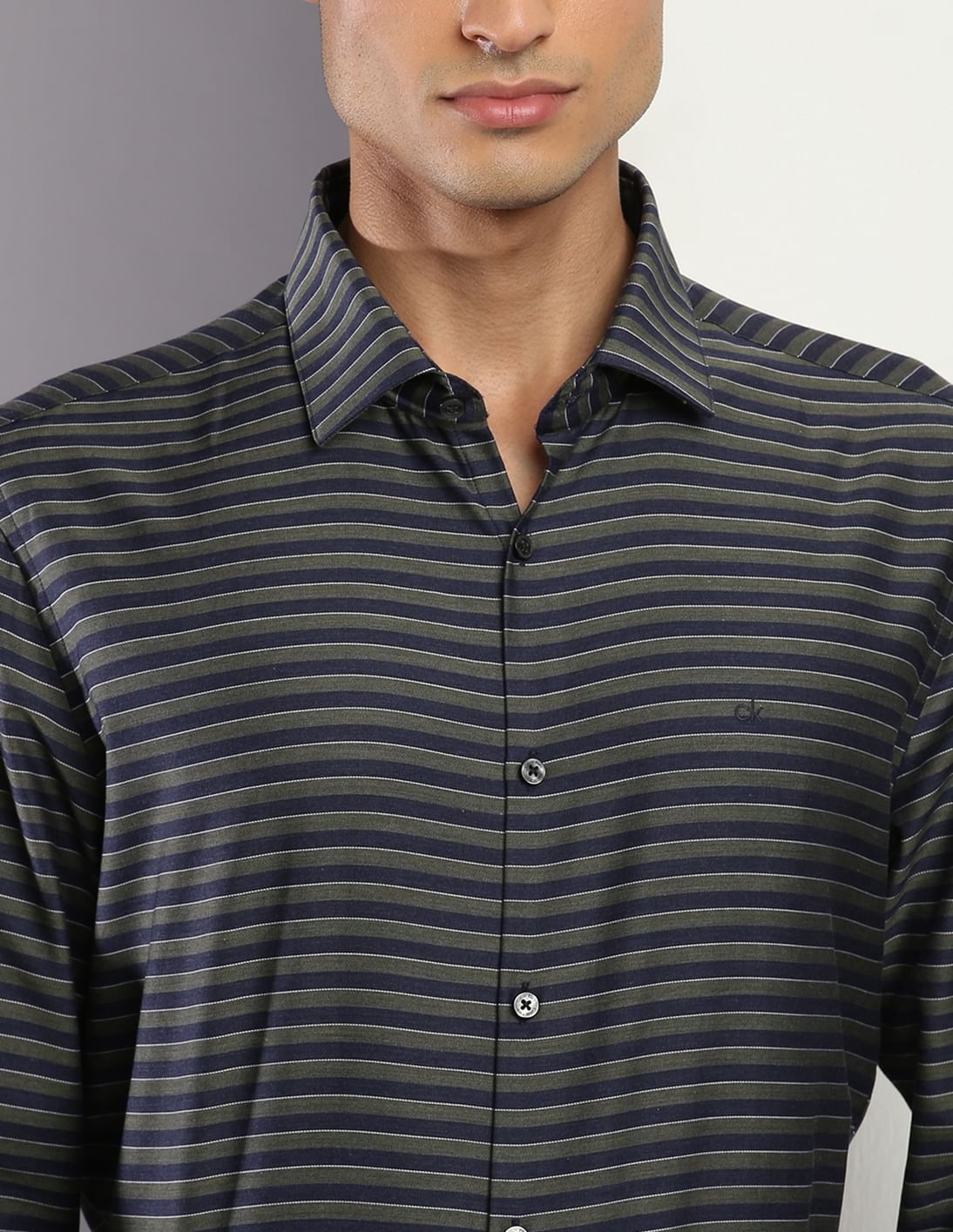 CaleカルSTRIPE SHIRT JACKET KIC_125-4317-00179-110_prod1.