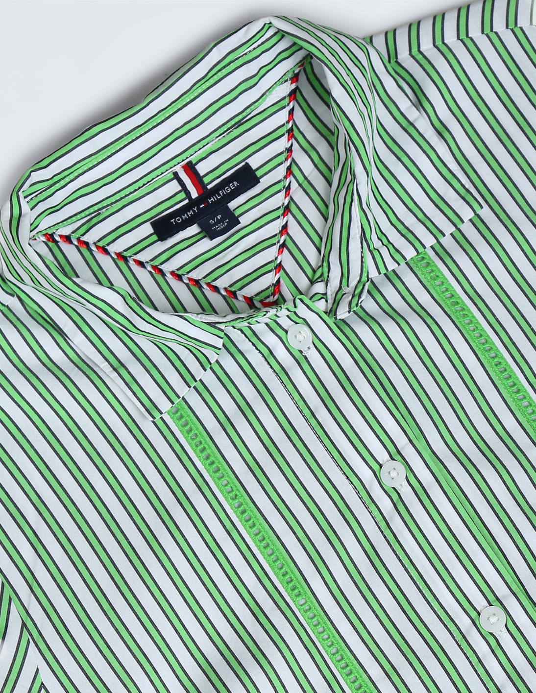 tommy hilfiger green striped dress Short striped dress Green Tommy hilfiger - Women