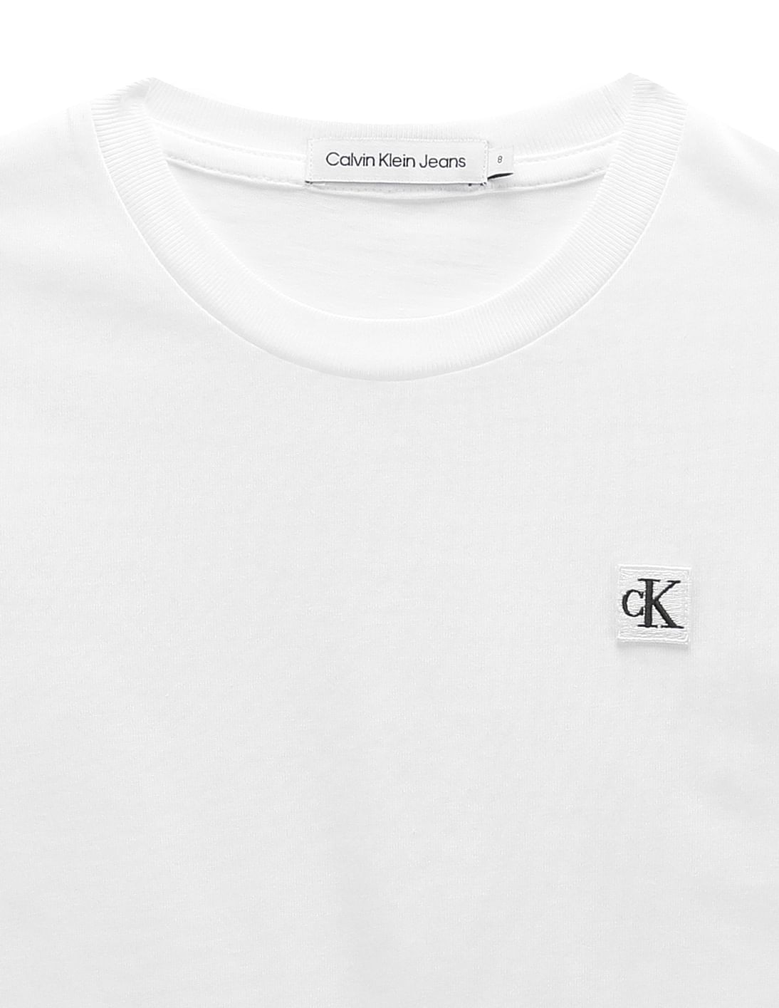 Buy Calvin Klein Jeans Unisex Kids Mini Monogram Badge T Shirt NNNOW