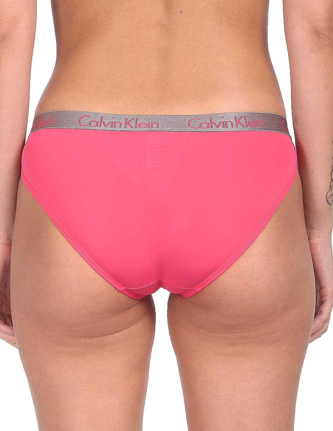 Buy Calvin Klein Underwear Women Pink Contrast Waistband Solid 