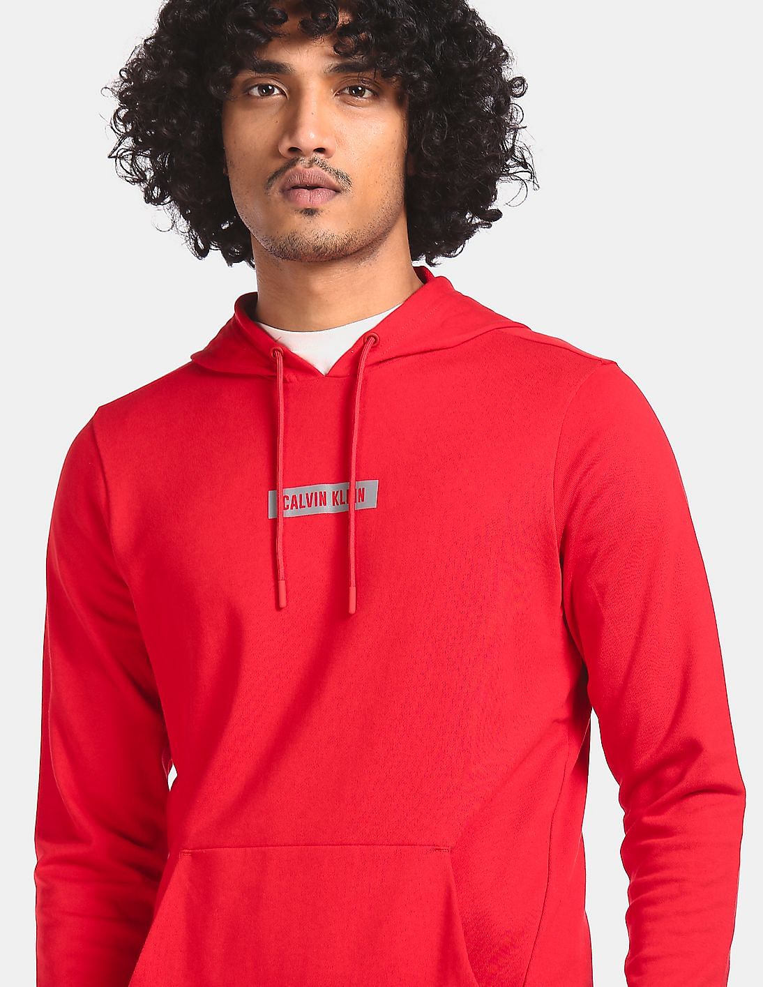calvin klein sweatshirt red