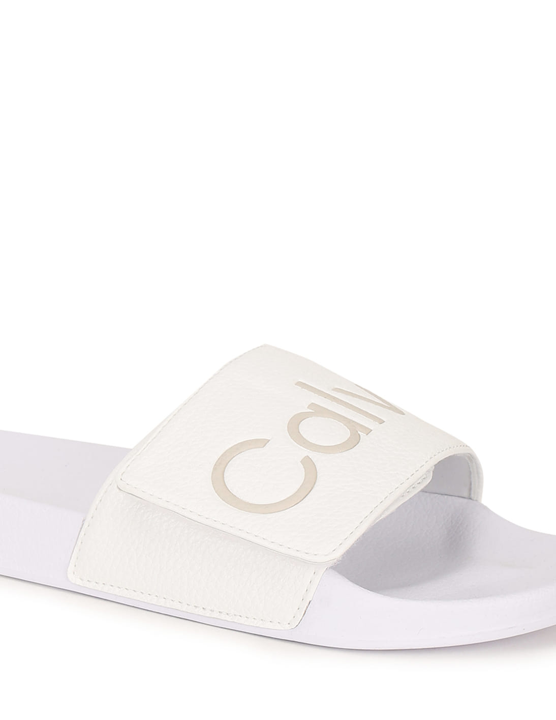Gold Calvin Klein Flip Flops Buy Calvin Klein Men Brand Print Pool