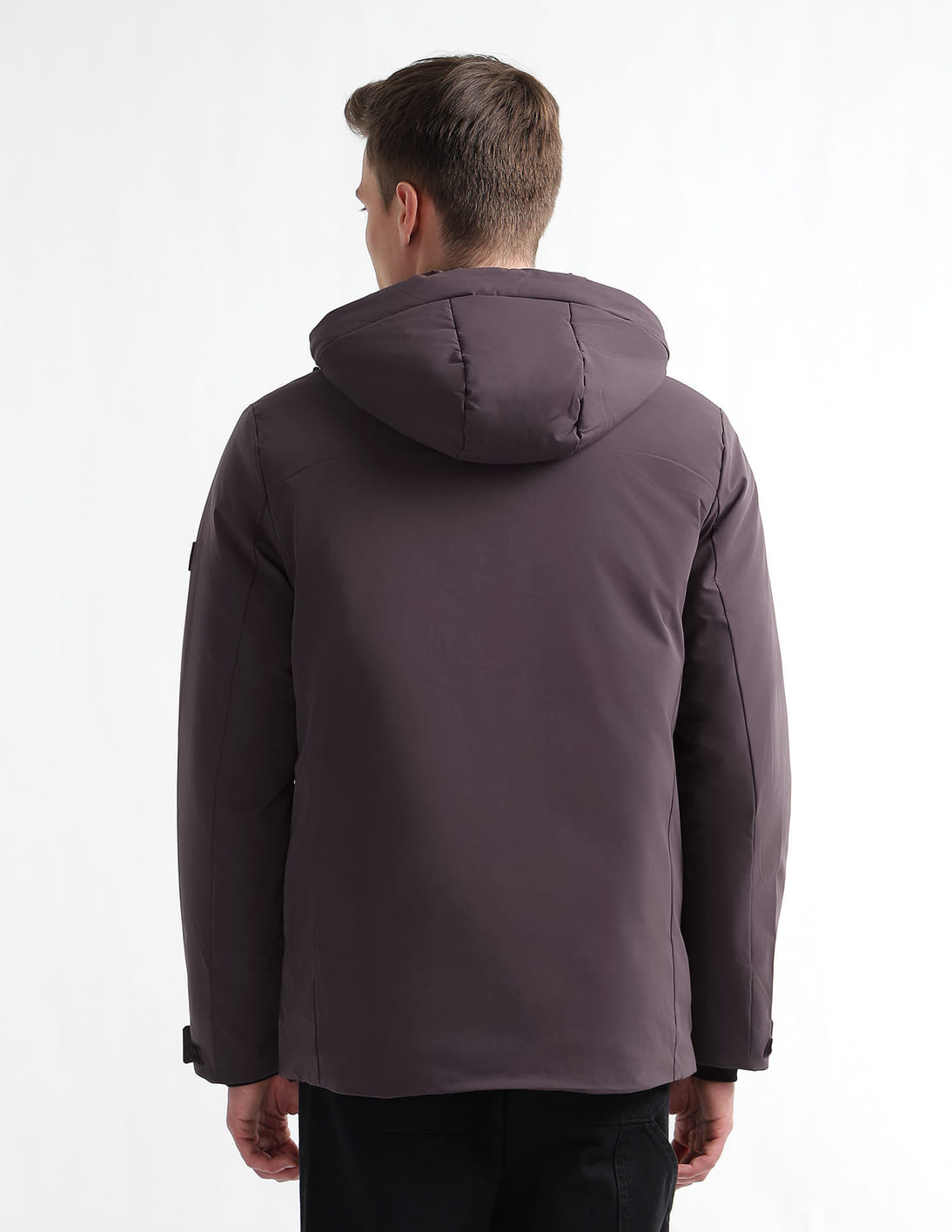 Buy Arrow Sport Detachable Hood Solid Jacket - NNNOW.com
