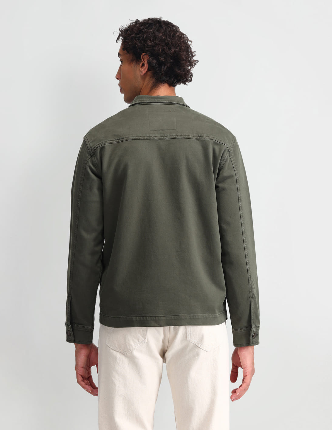 Buy U.S. Polo Assn. Denim Co. Pure Cotton Solid Jacket - NNNOW.com