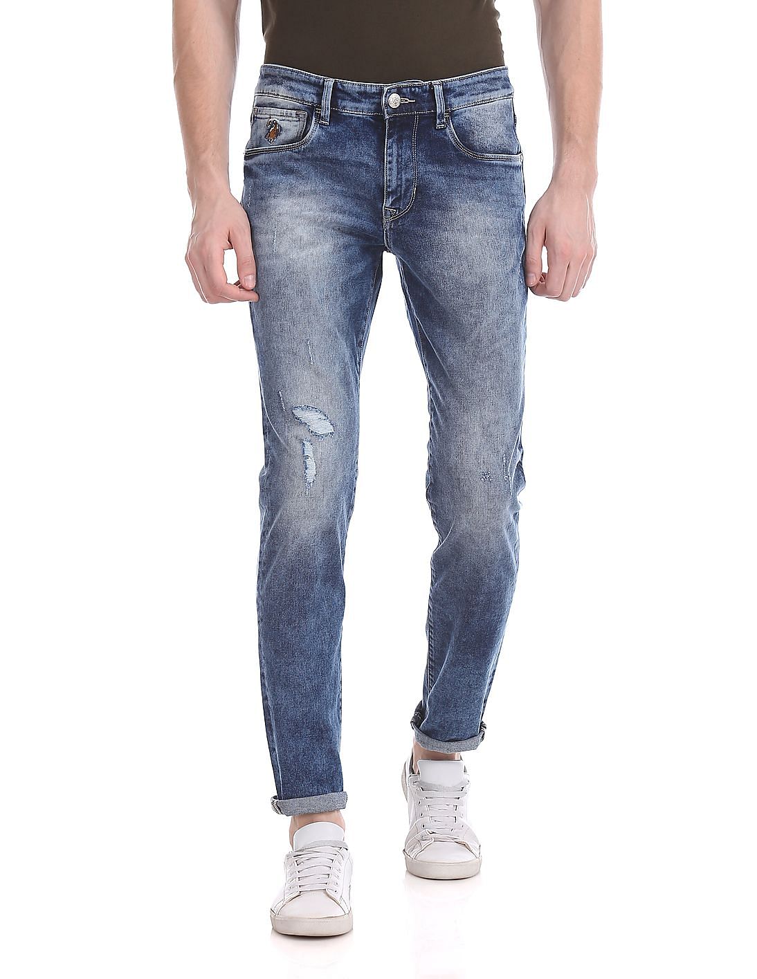 slim tapered fit jeans mens