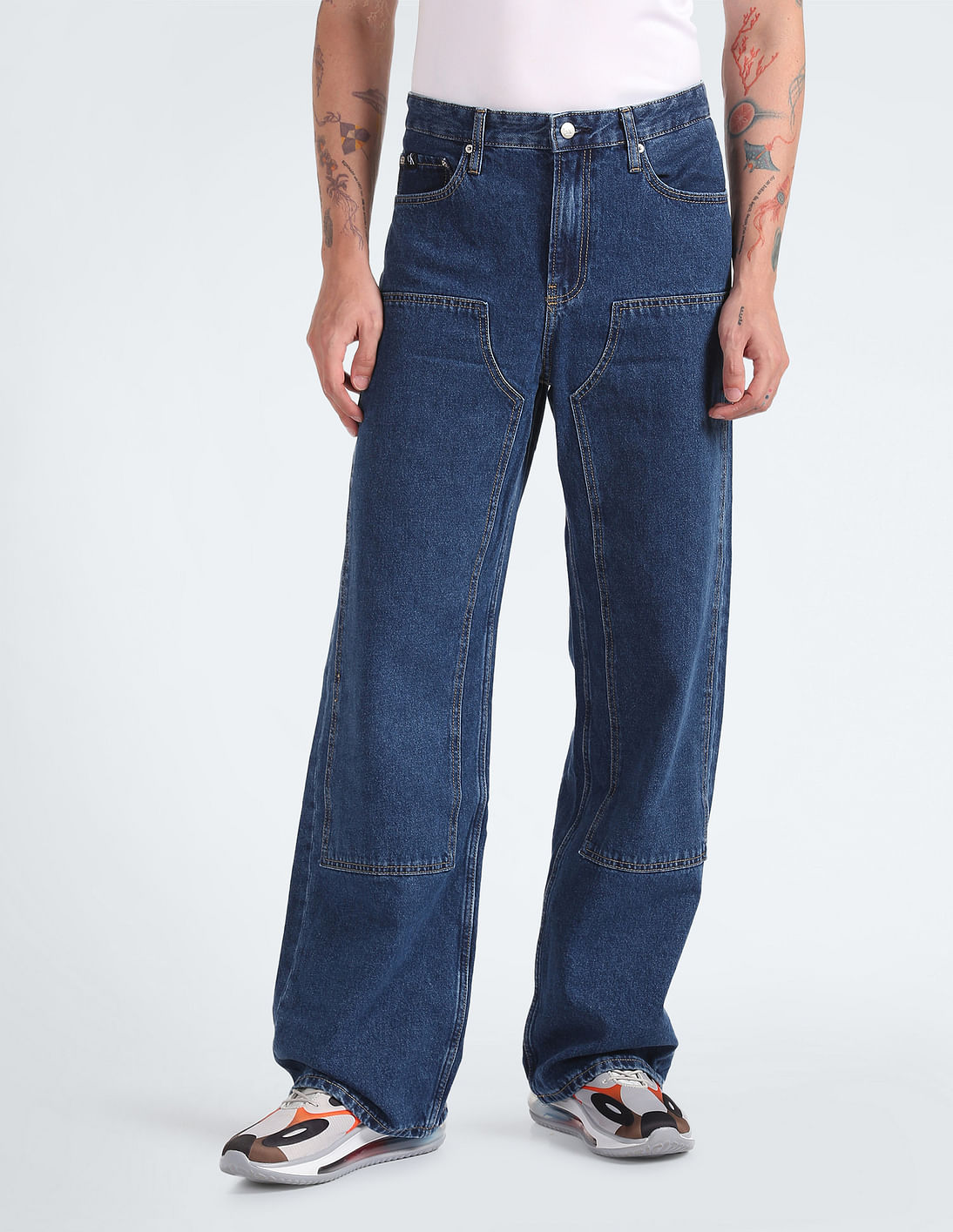 Buy Calvin Klein Jeans 90s Loose Fit Cotton Jeans - NNNOW.com