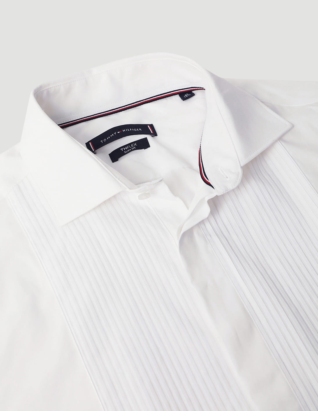 slim fit dress slacks Tommy Hilfiger Men's Regular Fit Cotton Poplin Shirt - White