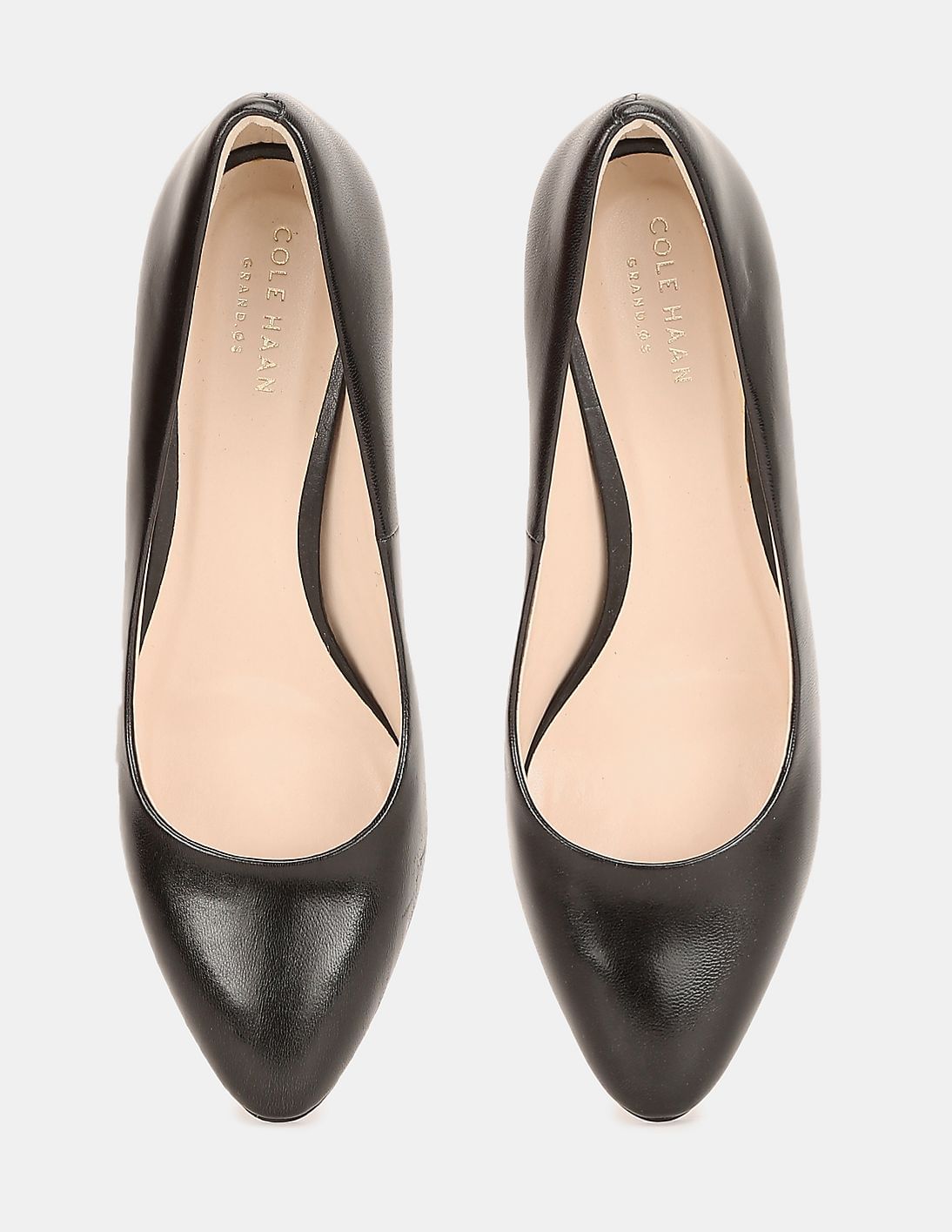 Buy Cole Haan Women Black Hellen Grand Point Toe Leather