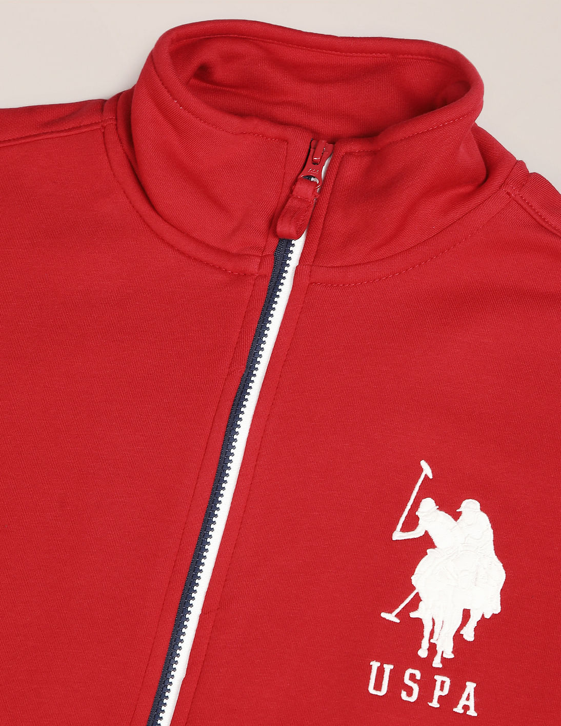 Buy U.S. Polo Assn. Zip Up Appliqued Sweatshirt - NNNOW.com