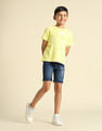 U.S. Polo Assn. Kids Boys Regular Fit Abstract Printed T-Shirt