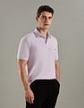 Tommy Hilfiger Solid Regular-Fit Cotton Polo T-Shirt