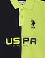 U.S. Polo Assn. Kids Boys Colour Block Cotton Coordinate Polo Shirt