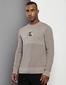 Calvin Klein Monogram Colour Block Sweater
