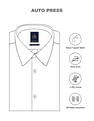 Arrow Graph Check Auto Press Shirt