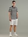 Tommy Hilfiger Striped Regular Fit Cotton Polo T-Shirt