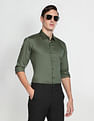 Arrow Newyork Solid Satin Shirt
