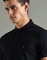 Tommy Hilfiger Solid Regular Fit Cotton Polo T-Shirt