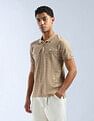 Flying Machine Floral Printed Essentials Polo Shirt