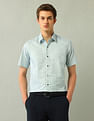 Arrow Newyork Satin Manhattan Slim Fit Shirt