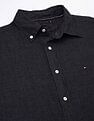 Tommy Hilfiger Solid Regular Fit Plain Woven Shirt