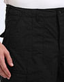 Flying Machine Loose Fit Solid Cargo Trousers