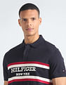 Tommy Hilfiger Monotype Embroidered Cotton Polo Shirt