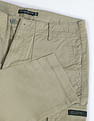 Flying Machine Mid Rise Solid Cargo Pants