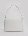 Tommy Hilfiger Solid White Pu Sling Bag
