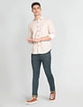 U.S. Polo Assn. Denim Co. Rounded Cuff Printed Casual Shirt