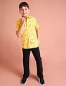 U.S. Polo Assn. Kids Boys Cotton All Over Print Shirt