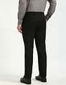 Tommy Hilfiger Regular-Fit Self-Design Mid-Rise Trouser
