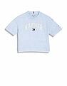 Tommy Hilfiger Kids Girls Logo Relaxed-Fit Cotton T-Shirt