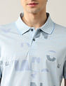 Arrow Newyork Typographic Printed Regular Fit Polo Shirt