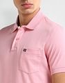 Arrow Sport Textured pattern Regular Polo Shirt
